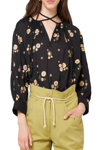 BLACK LOLA BLOUSE