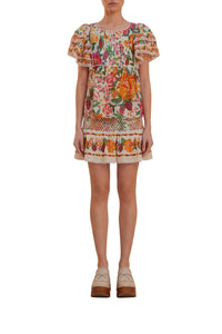 Blouse Flowerful Sketch en coton - Multicolore