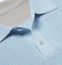 Polo en maille à col classique - Light Blue