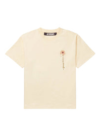 LIGHT YELLOW LE TSHIRT FLEUR