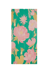 Serviette Jardin d'hiver en coton mélangé - Vert