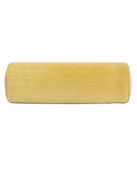 Coussin Adri en velours côtelé - Jaune