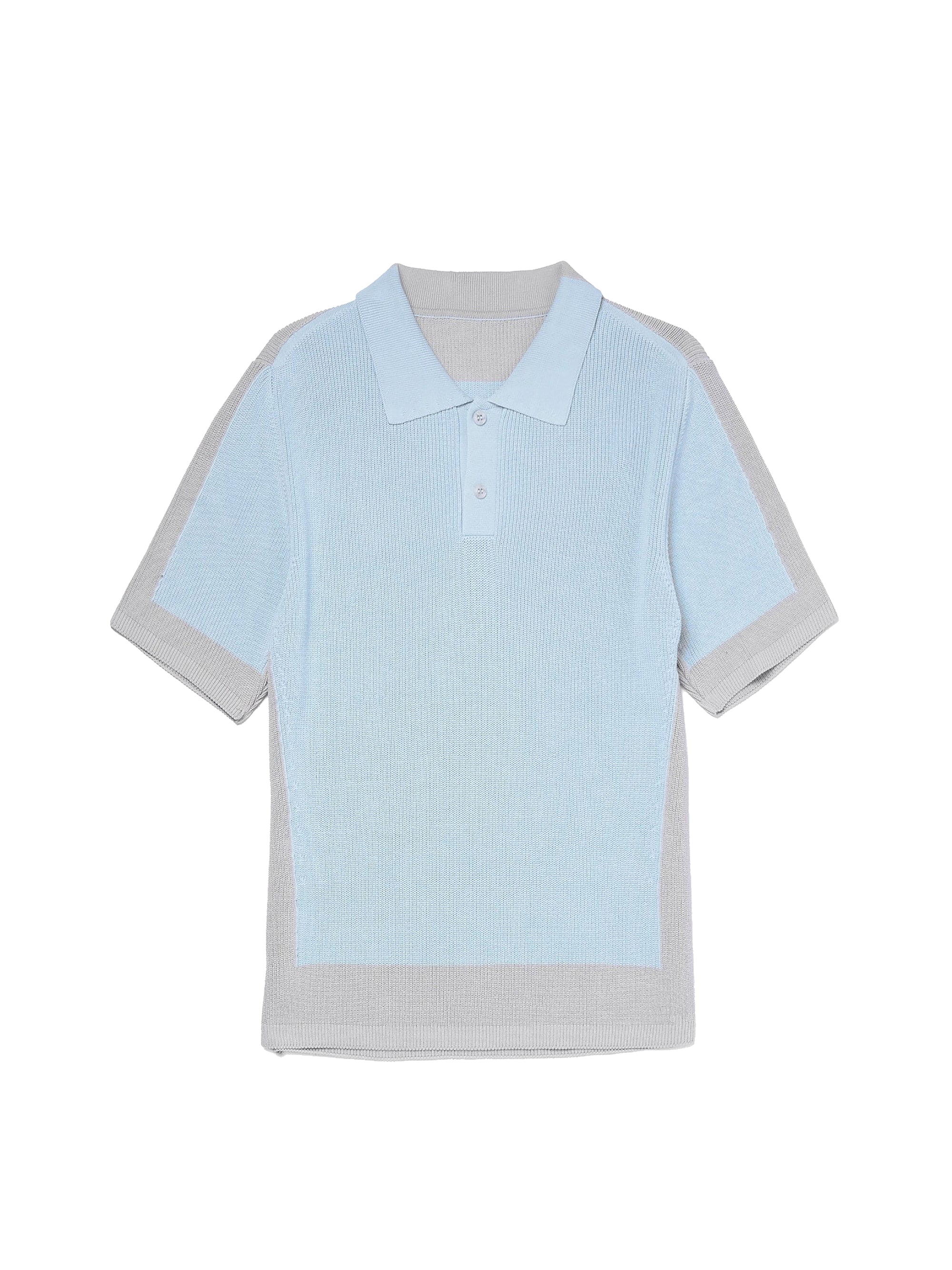 Polo en maille à col classique - Light Blue