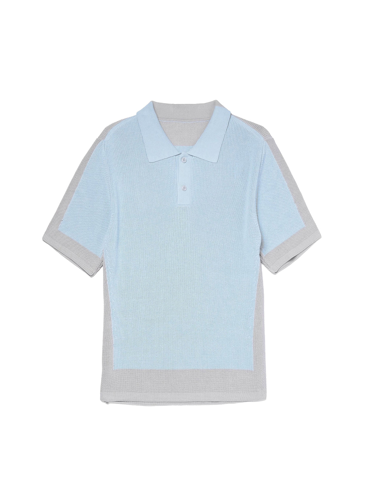 Polo en maille à col classique - Light Blue