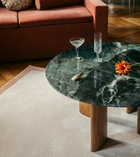 Tapis Luna 150x200 en laine - Rose poudré