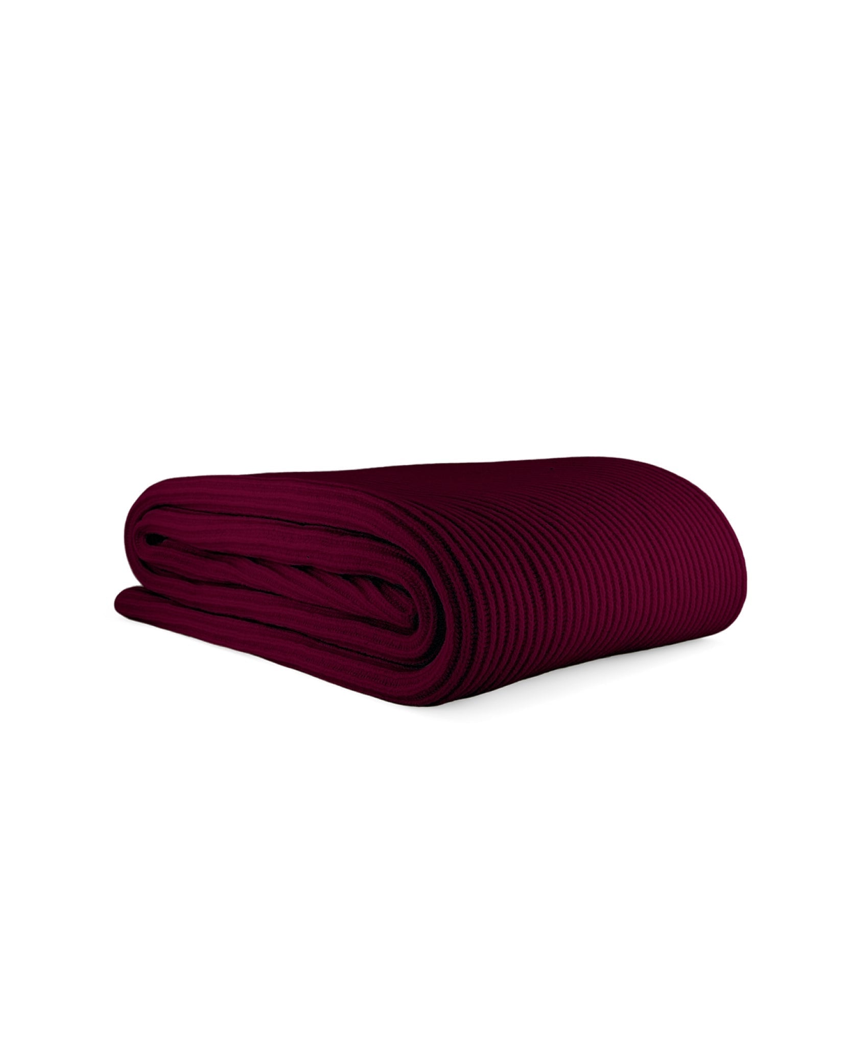 Plaid Baci en laine - Bordeaux