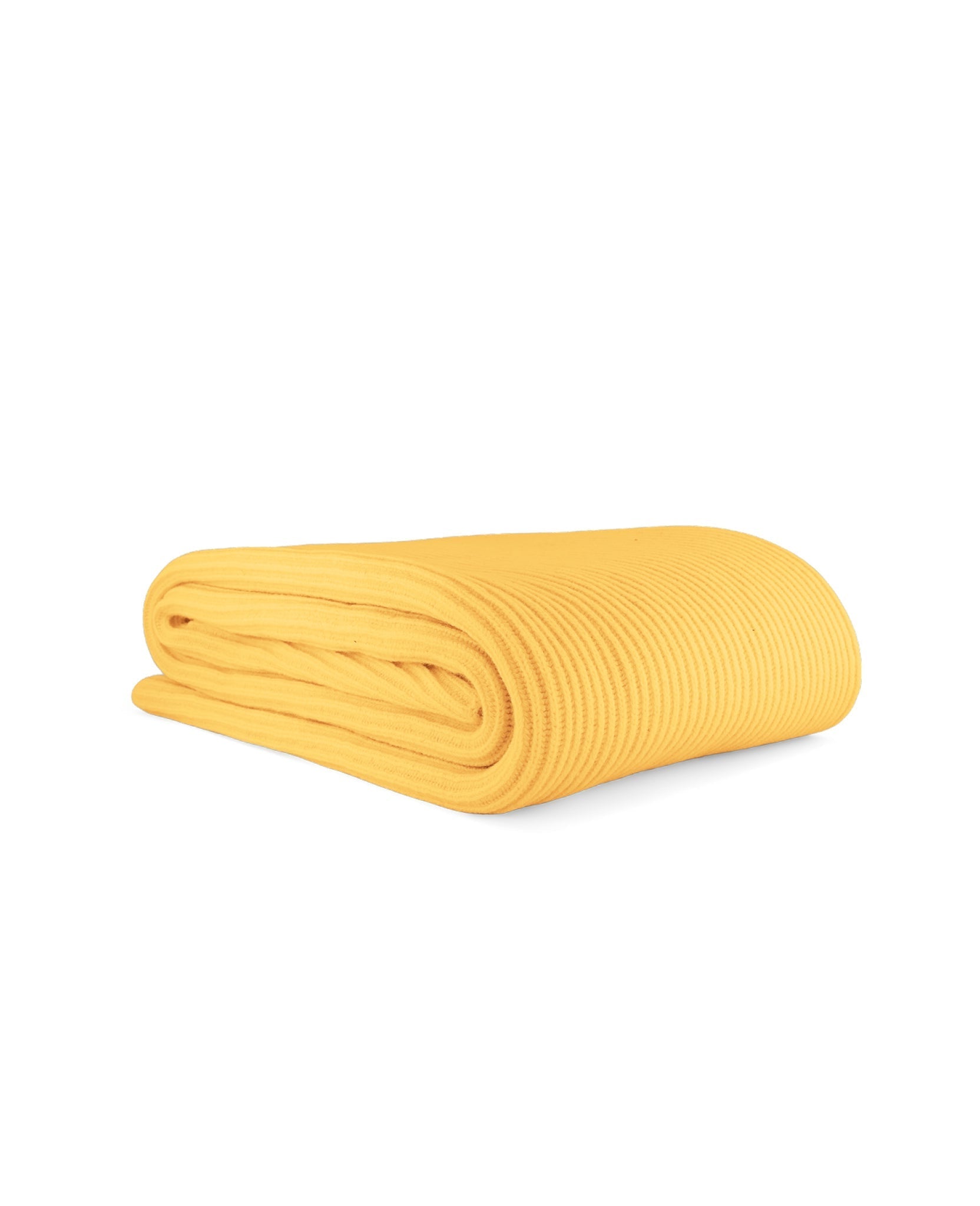 Plaid Baci en laine - Jaune