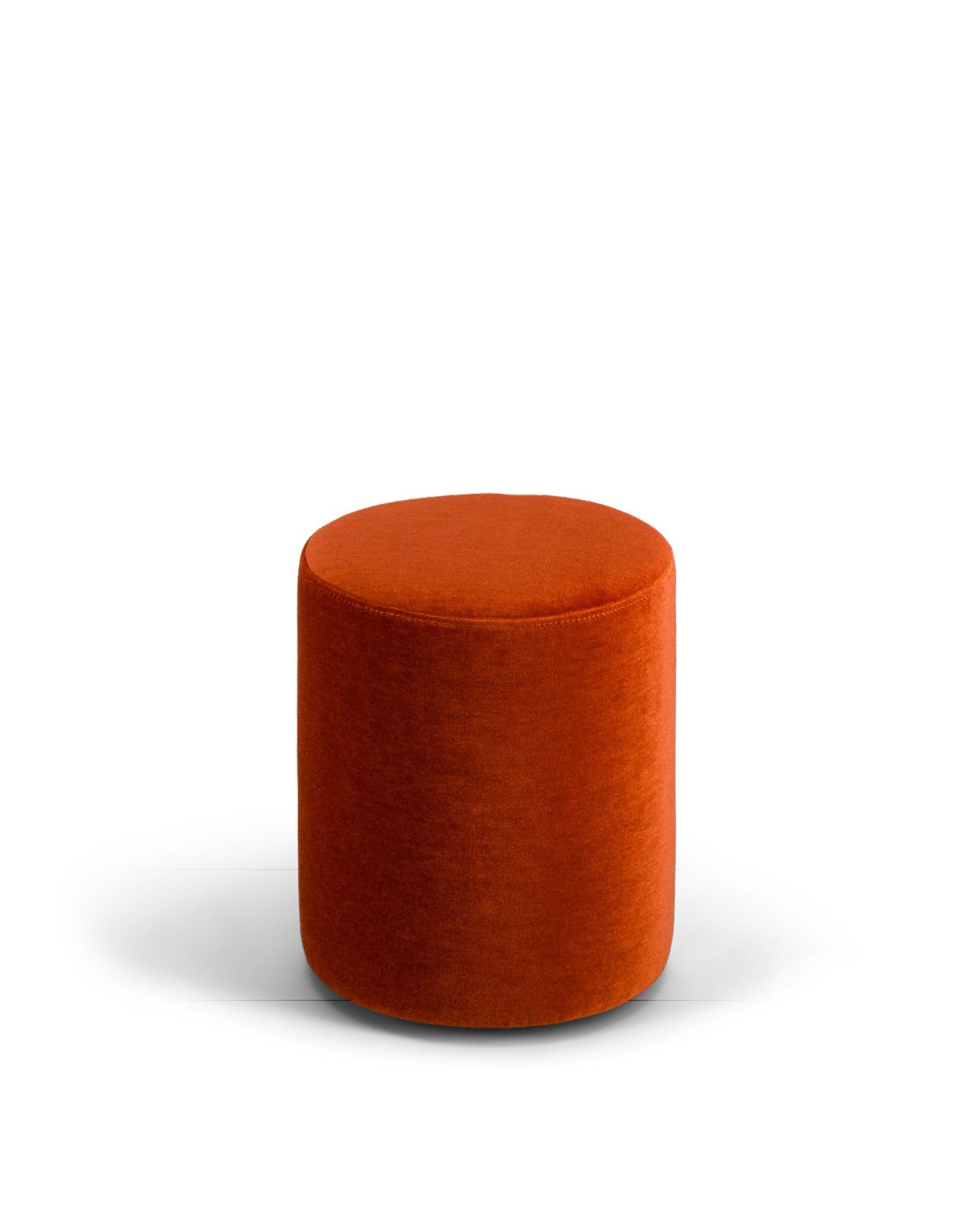 Pouf Mobile en velours - Vermillon