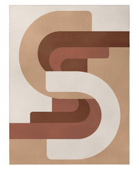 Tapis Roma 300x400 en laine - Beige rosé