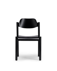 Chaise Achille en bois - Noir