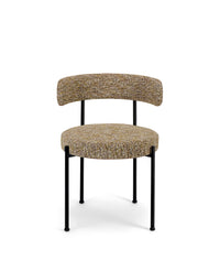 Chaise Libera structure effet tweed - Vert Et Marron