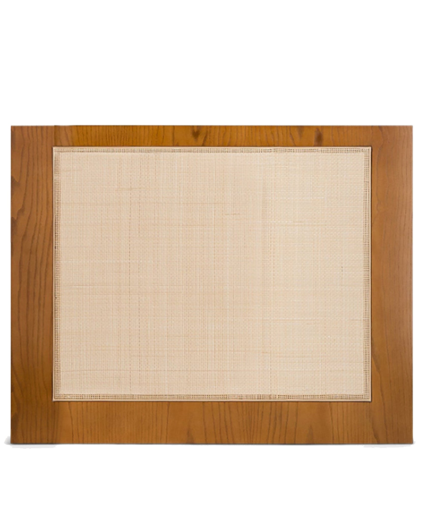 Tête de lit une place Sogno en bois et cannage - Iroko