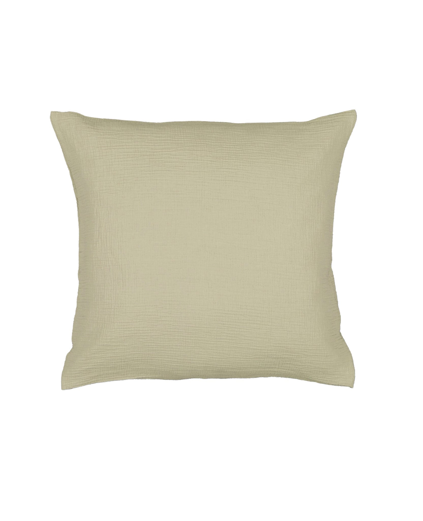 Taie d'oreiller Como en gaze de coton - Vert d'eau