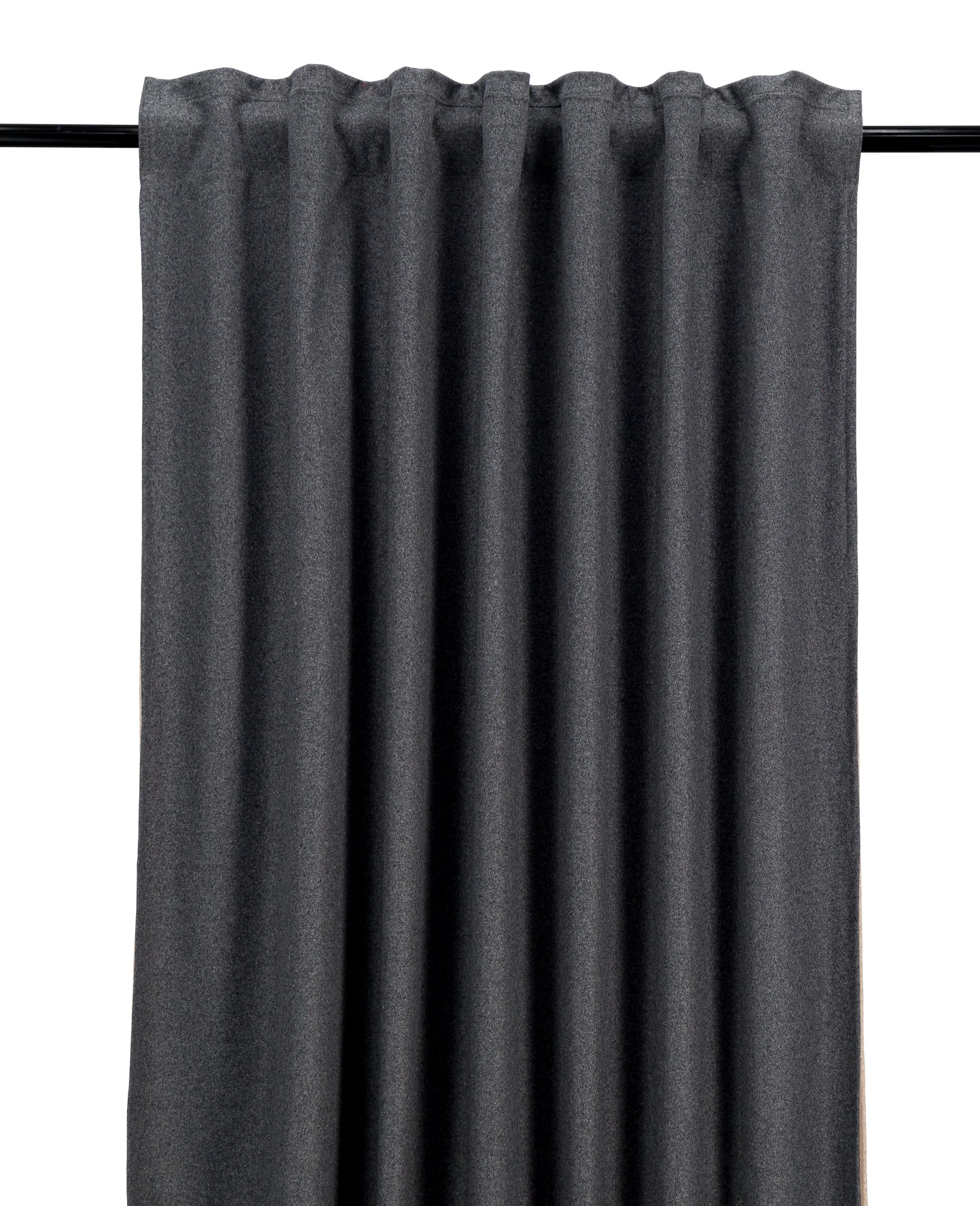 Rideau San Moritz en laine - Gris