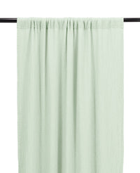Rideau Bambina en gaze de coton - Vert pistache