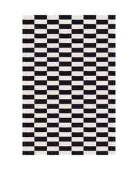 Tapis Firenze 150x200 en laine - Noir