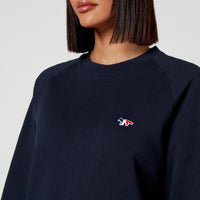 Sweatshirt à col rond et manches longues - Navy