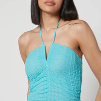 Robe dos nu en dentelle - Blue Curacao
