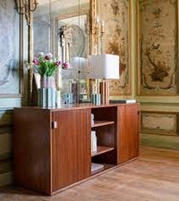 Grand buffet Sorella en bois - Noir