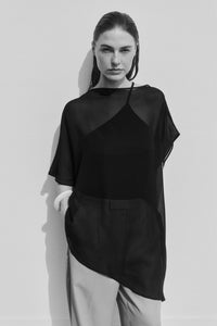 NOIR ROBE CHAINE & TRAME FRANCOISE