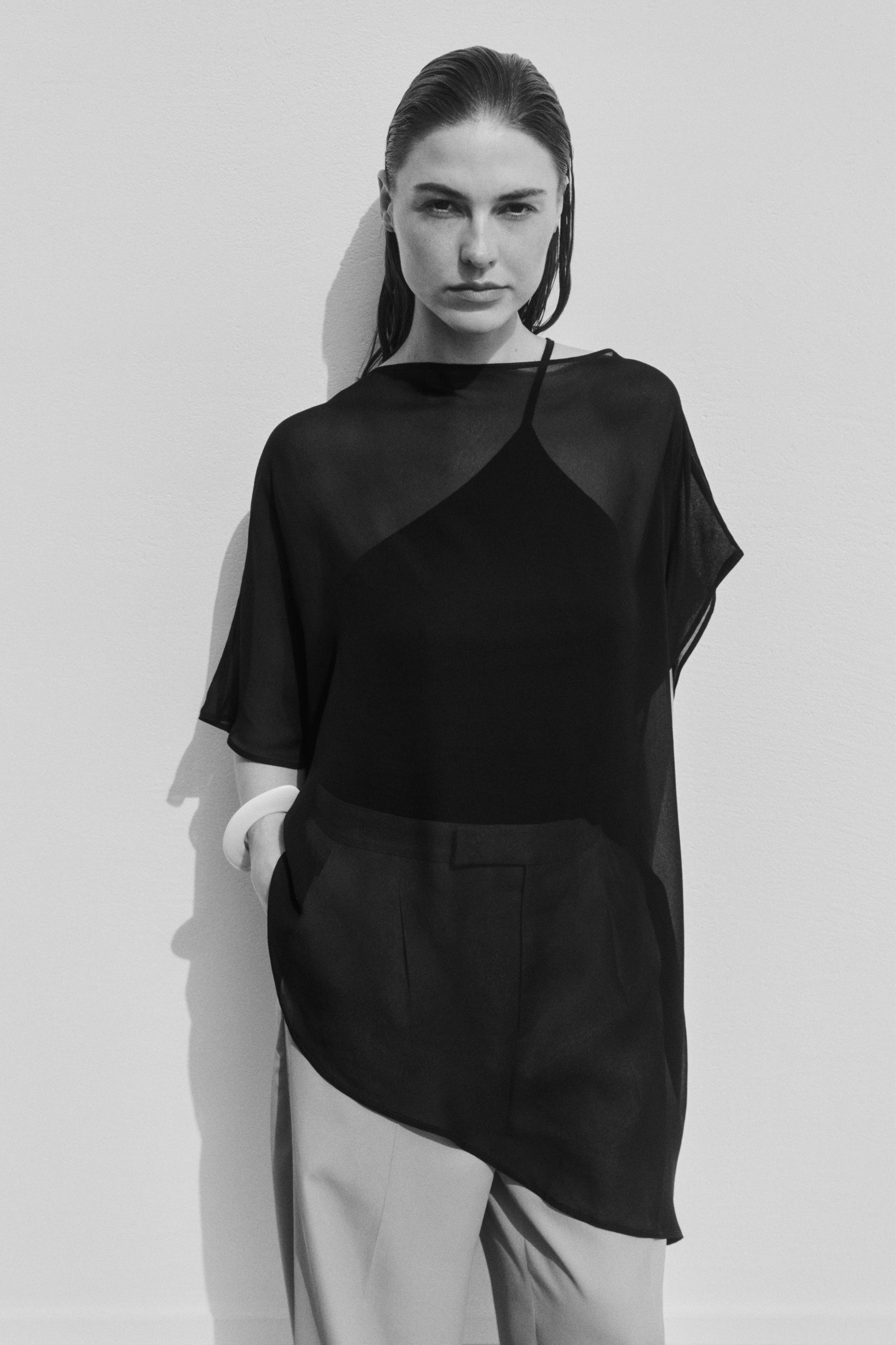 NOIR ROBE CHAINE & TRAME FRANCOISE