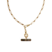 Pendentif Iman en or jaune sertie de diamant - Malachite & Diamant
