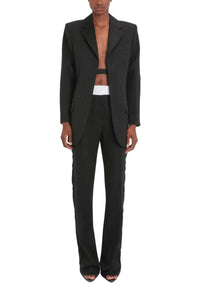 Backless Tux Jacket - Black