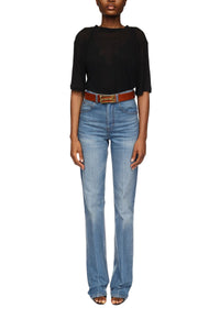 Drape Sleeve T-Shirt - Black