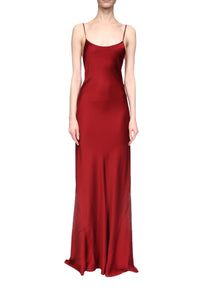 Floorlength Cami Dress - Oxblood