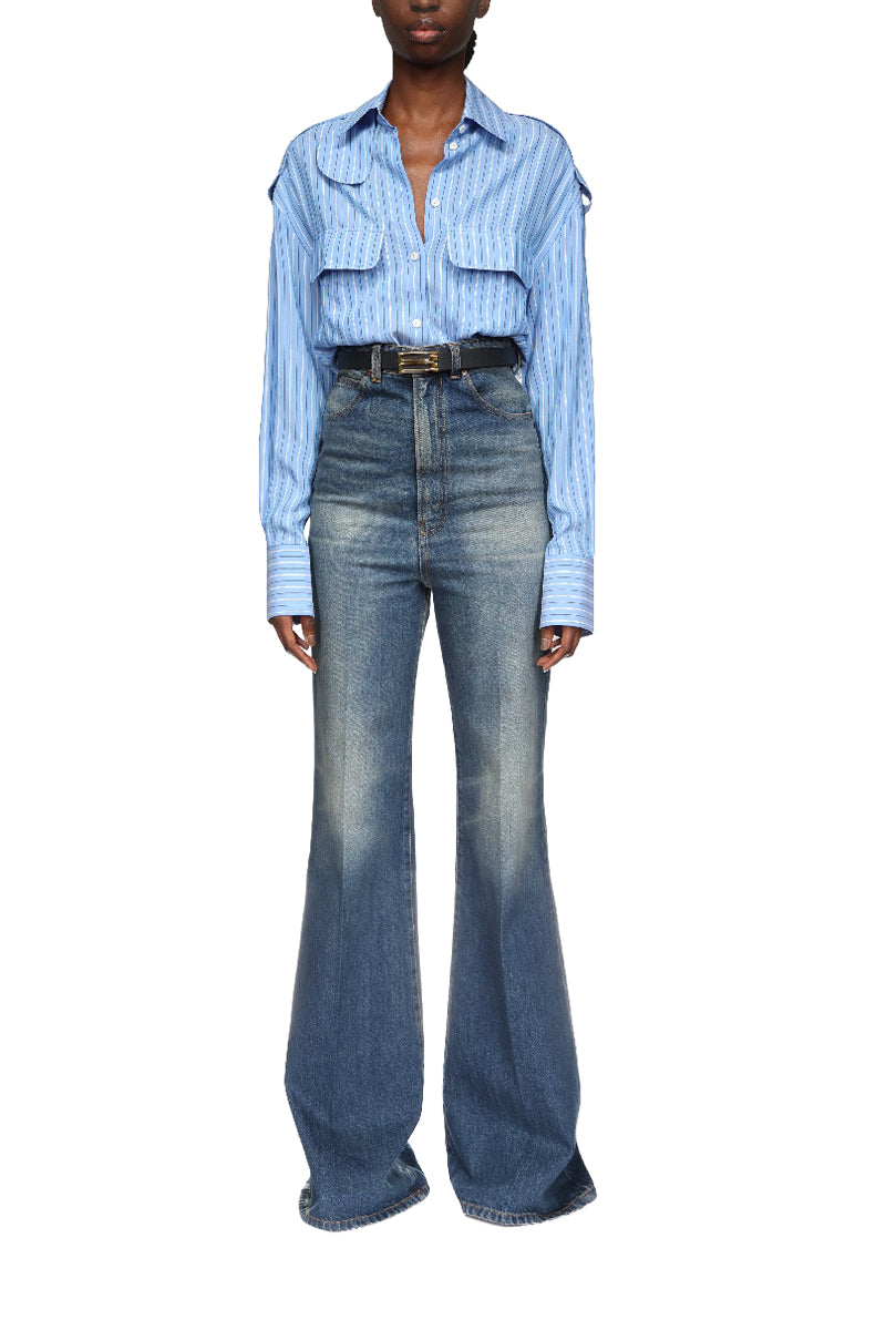 Utility Blouse - Ocean / Ink