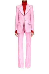 High Single Button Jacket - Bubblegum