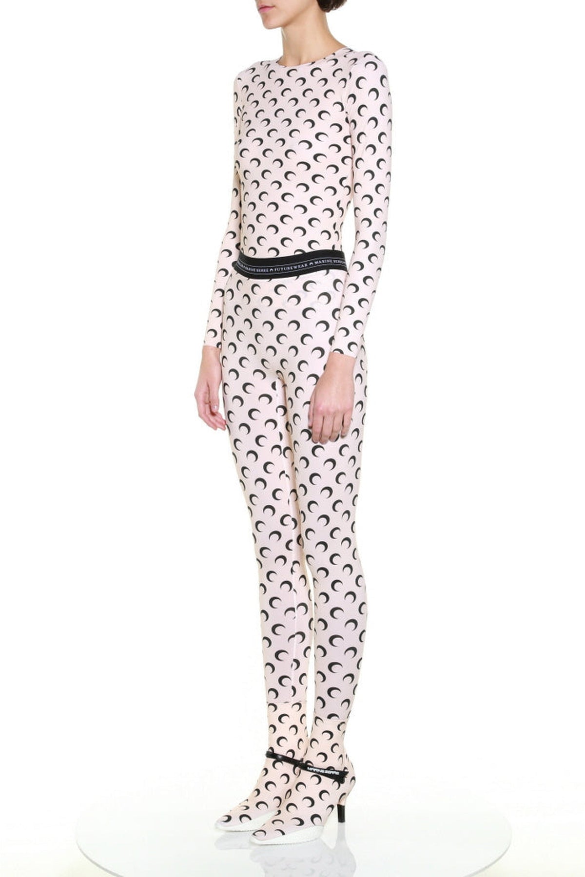 Top seconde peau imprimé - All Over Moon Tan