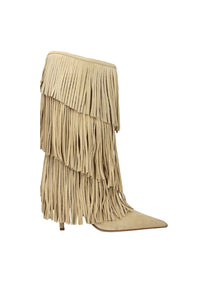 Bottes Jessie 105 en daim - Ecru