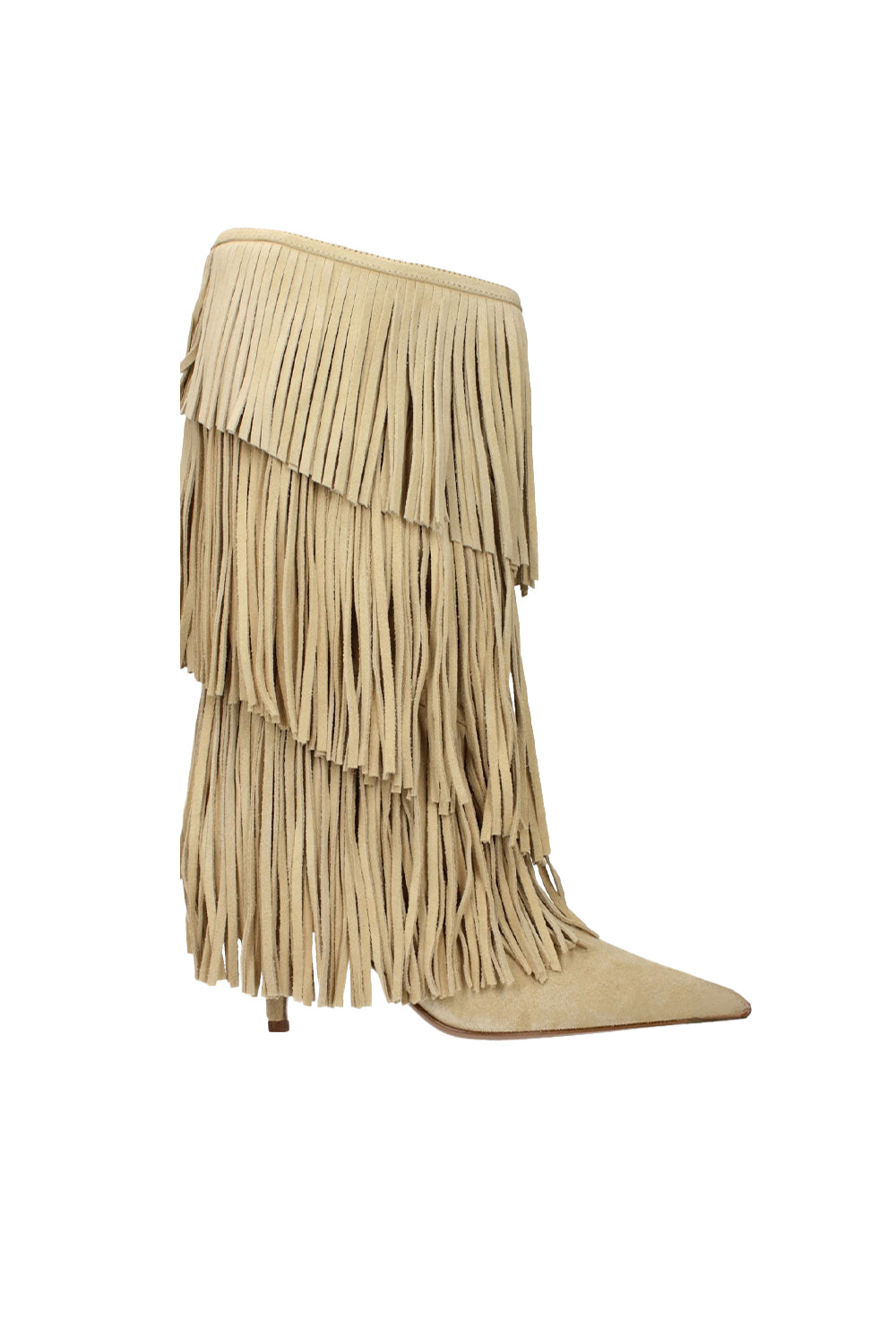 Bottes Jessie 105 en daim - Ecru
