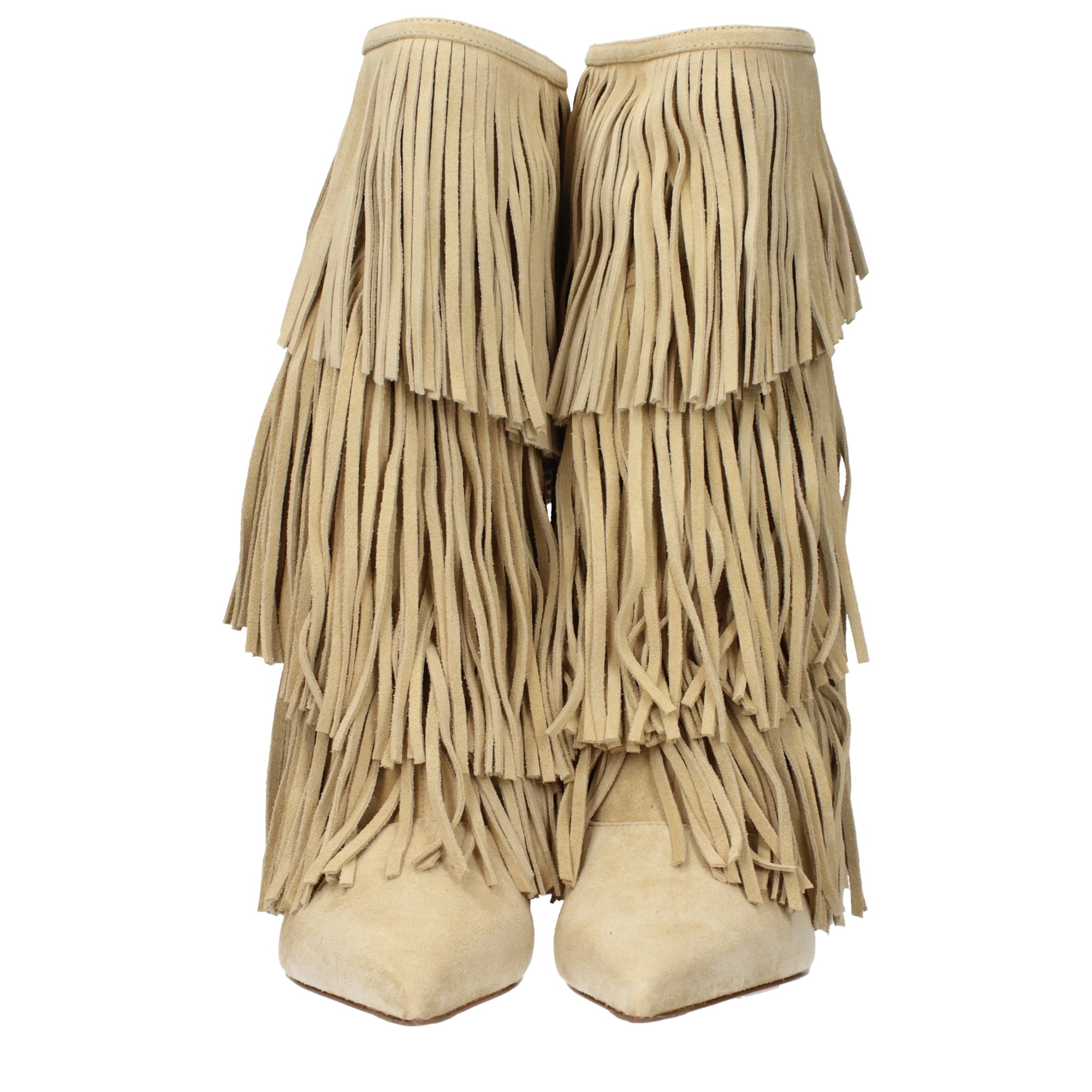 Bottes Jessie 105 en daim - Ecru