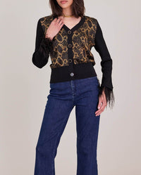 India Cardigan - Tortoiseshell Brown
