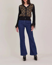 India Cardigan - Tortoiseshell Brown