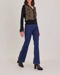 India Cardigan - Tortoiseshell Brown