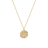 Collier Initiale N°1 en or jaune sertie de diamant - Diamant