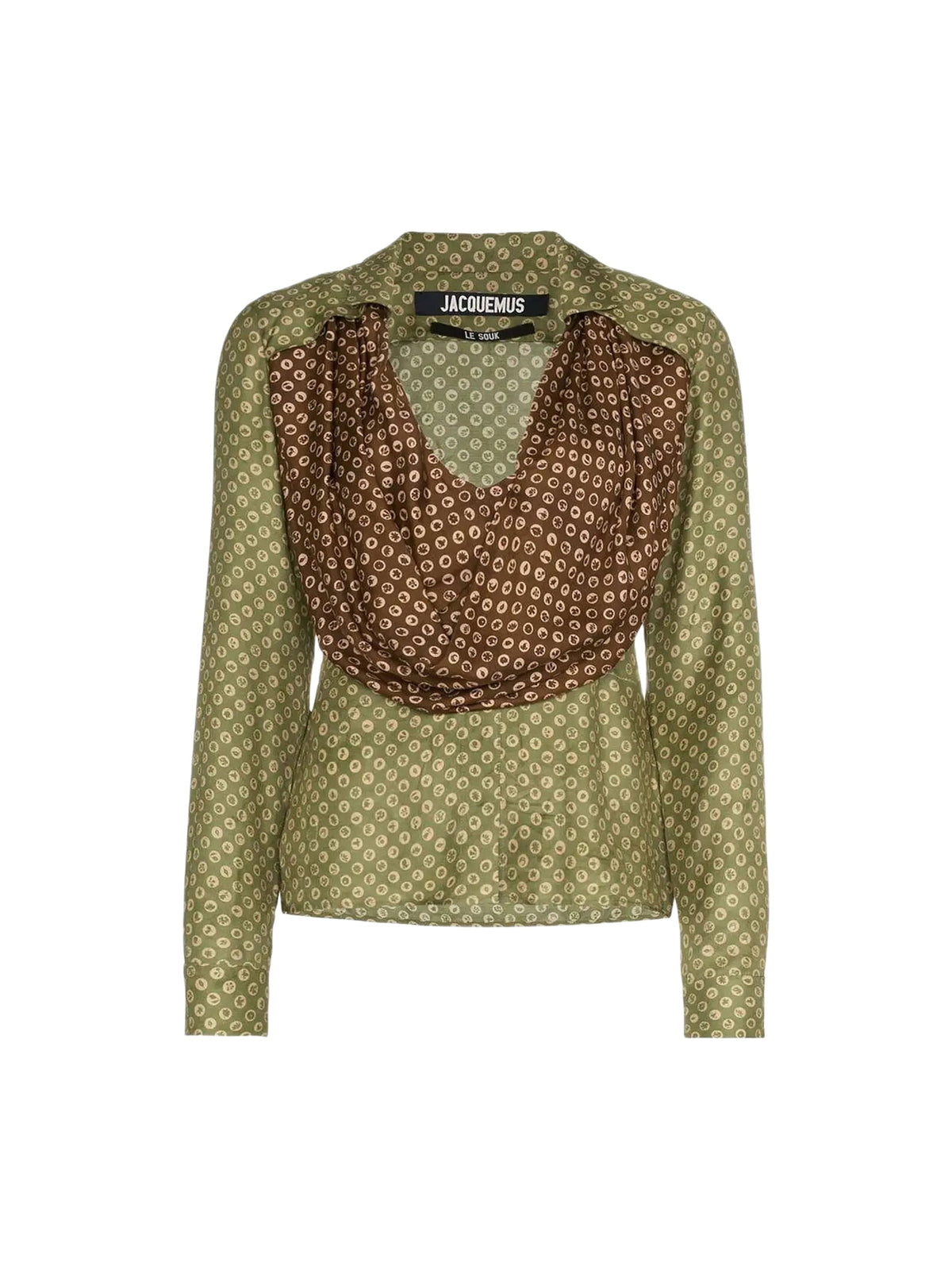 Chemise Saabi à col plongeant - Green