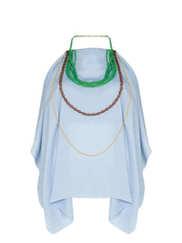 55€ / 0 sold //0 QTY / ST0%   Débardeur dos nu Bijoux - Blue