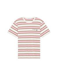 T-shirt Maison Kitsuné x Olympia Le-Tan - Bubble Pink Stripes