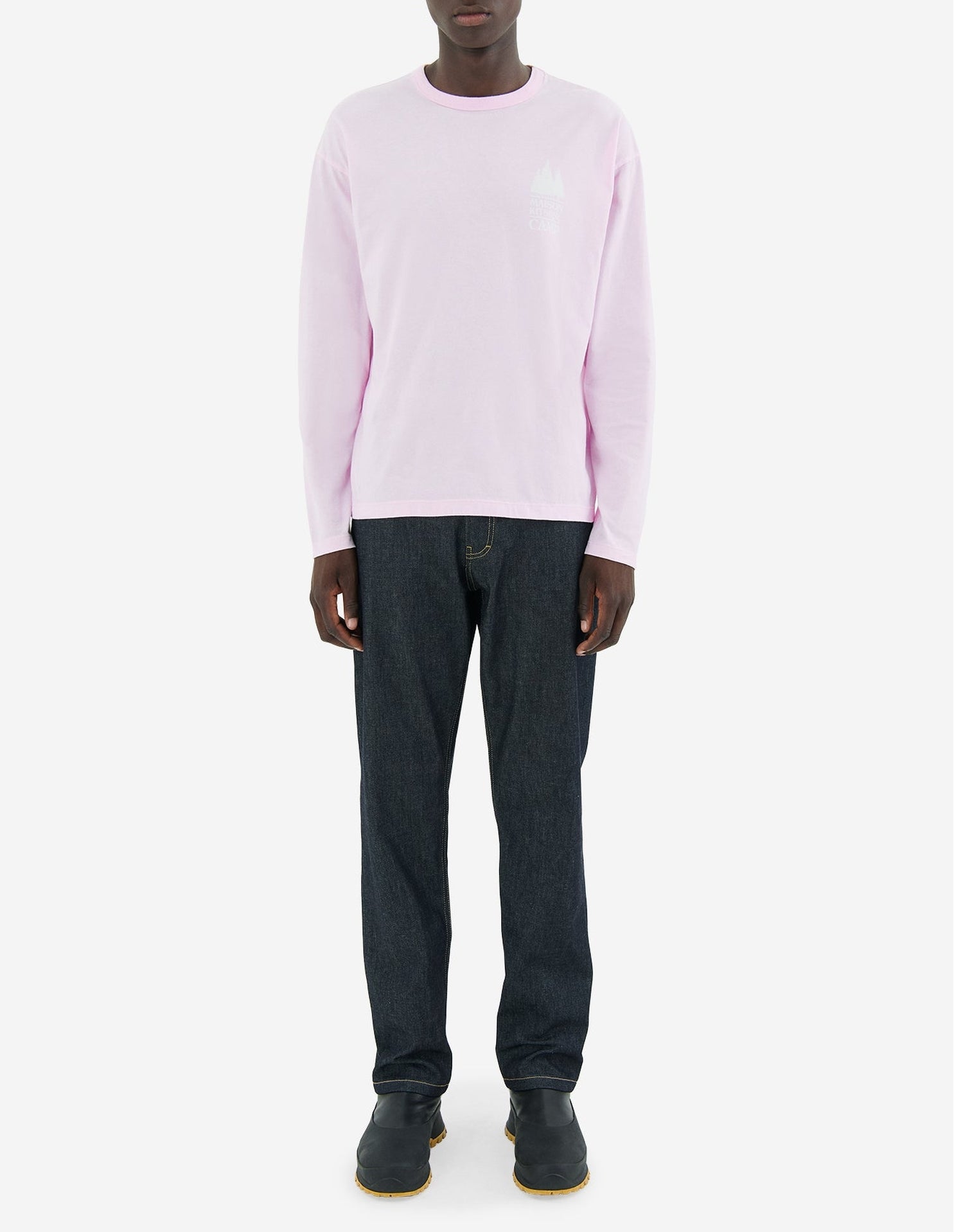 T-shirt à manches longues avec impression - Light Pink
