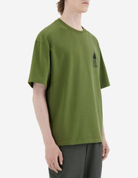 T-shirt coupe large avec impression - Dark Khaki