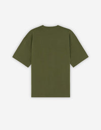 T-shirt coupe large avec impression - Dark Khaki