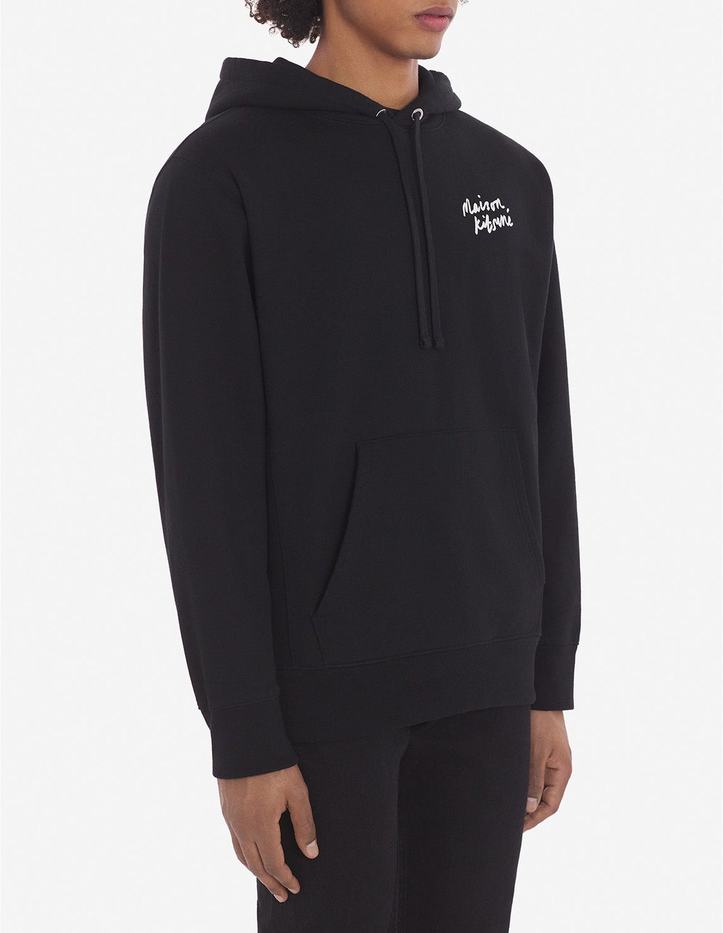 Sweat à capuche avec poche - Black