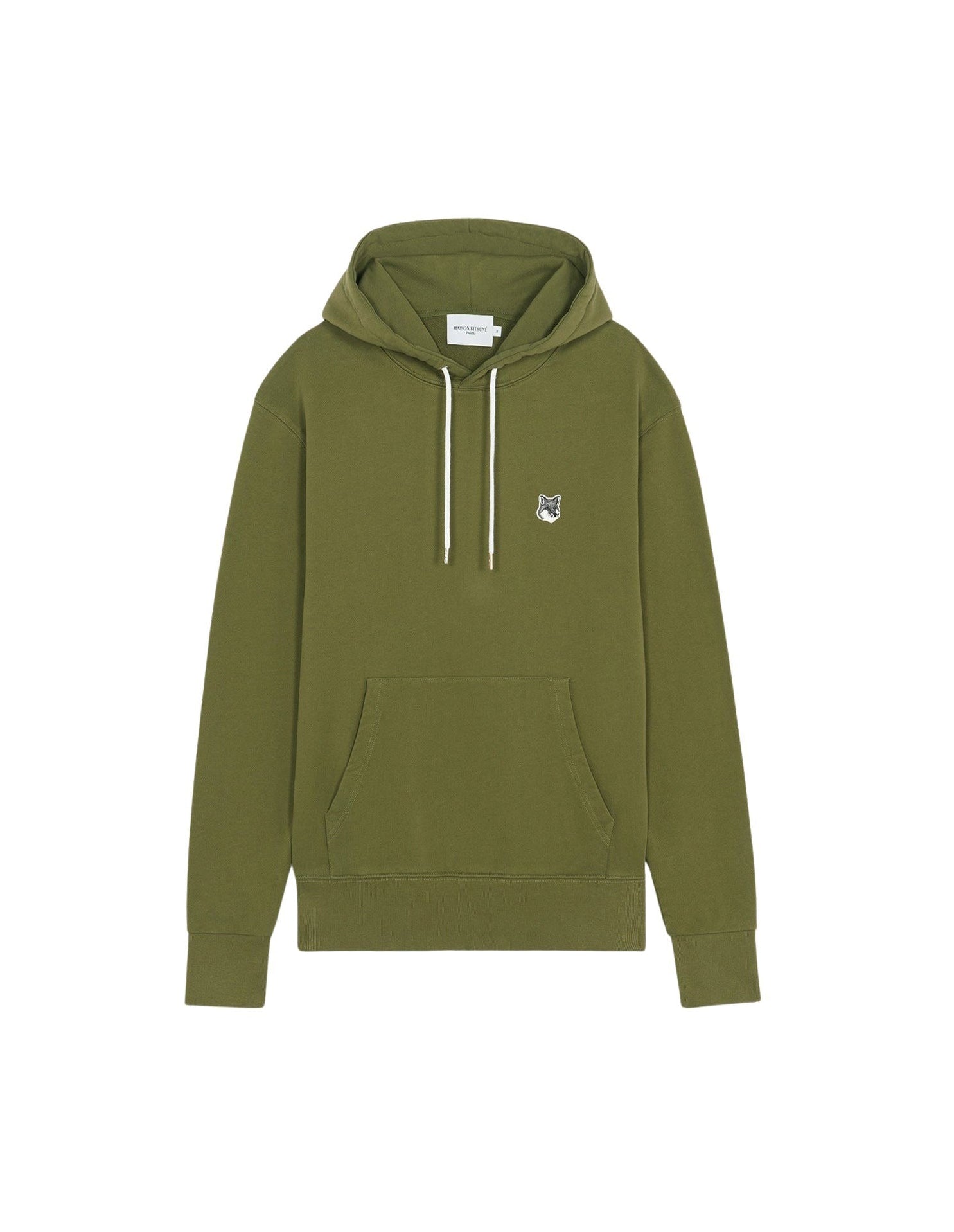 Sweat à capuche avec écusson - Dark Khaki