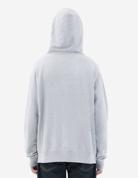 Sweat à capucheoversize avec impression - Grey Melange