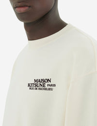 Sweatshirt oversize avec inscription - Ecru