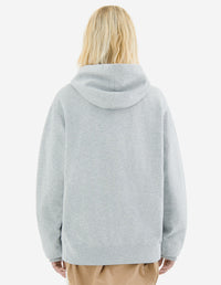 Sweat à capucheoversize avec impression - Grey Melange